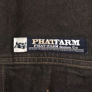 Phat Farm Heavy Thick Weight Denim Jean Jacket